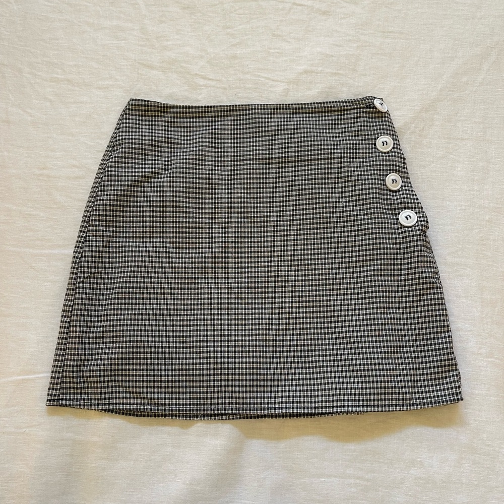 UO Plaid mini skirts